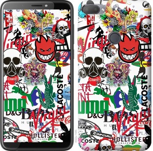 

Чехол Many different logos для HTC Desire 12 Plus 669473