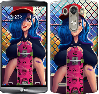 

Чохол Прикольна дівчинка зі скейтбордом для LG D856 Dual G3 618246