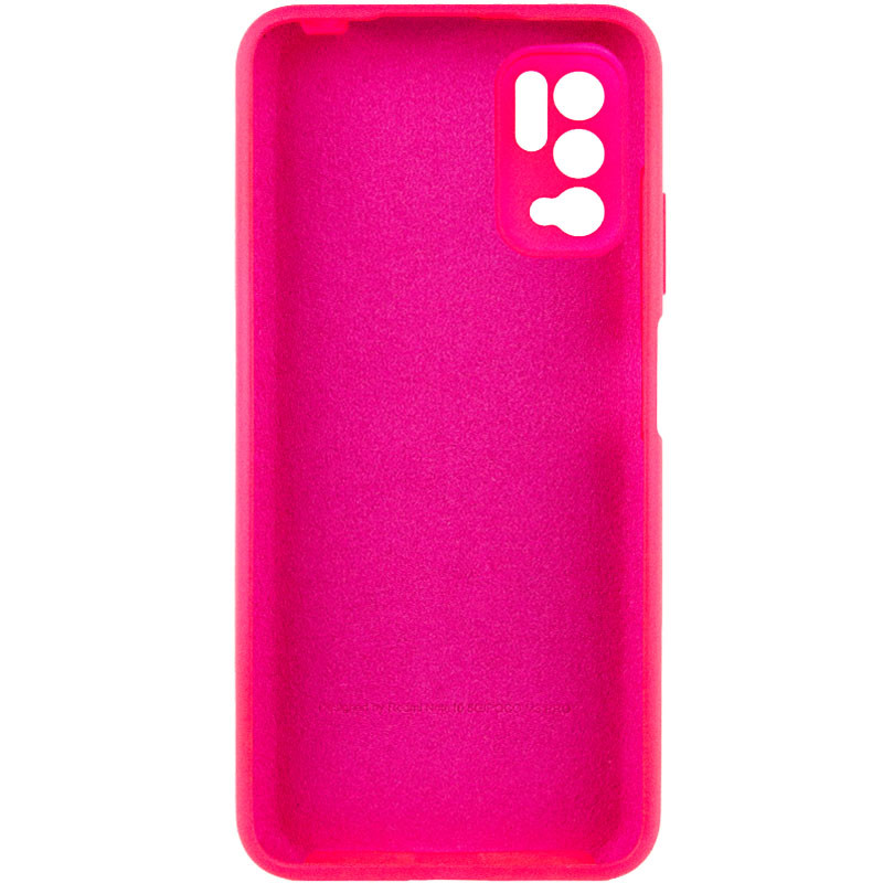 Фото Чехол Silicone Cover Full Camera (AA) для Xiaomi Redmi Note 10 5G / Poco M3 Pro (Розовый / Barbie pink) на vchehle.ua
