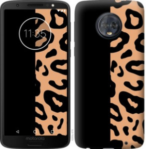 Чехол Пятна леопарда для Motorola Moto G6 Plus