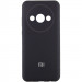 Чехол Silicone Cover Lakshmi Full Camera (AA) with logo для Xiaomi Redmi A3 (Черный / Black)