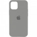 Чехол Silicone Case Full Protective (AA) для Apple iPhone 12 Pro / 12 (6.1") (Серый / Pewter)