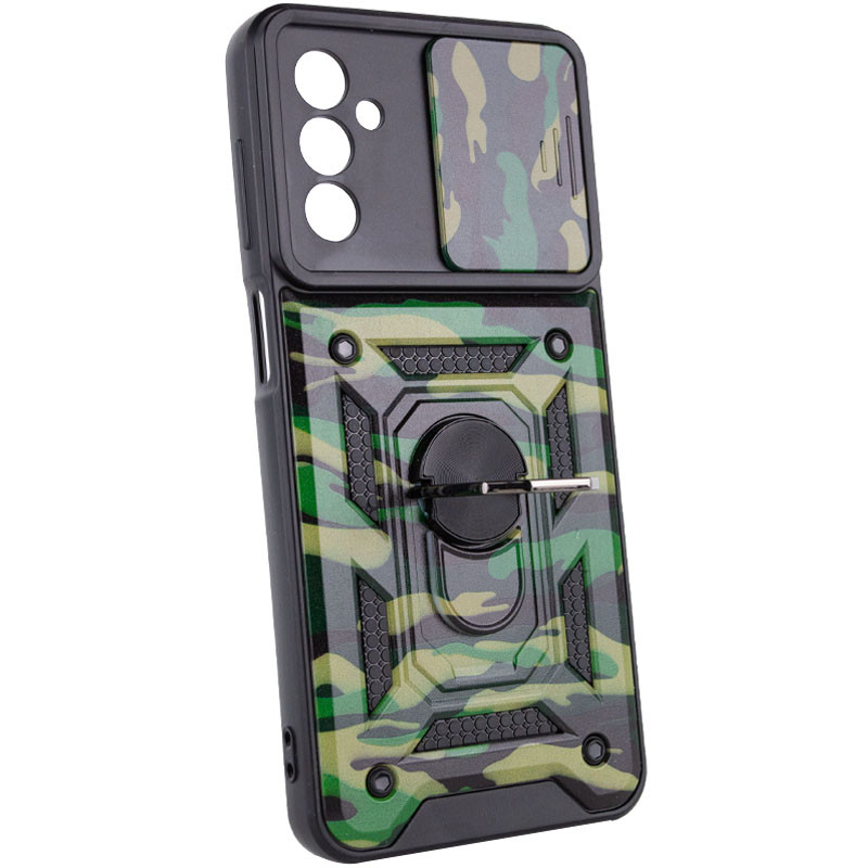 Фото Ударопрочный чехол Camshield Serge Ring Camo для Samsung Galaxy M23 5G / M13 4G (Зеленый / Army Green) в магазине vchehle.ua