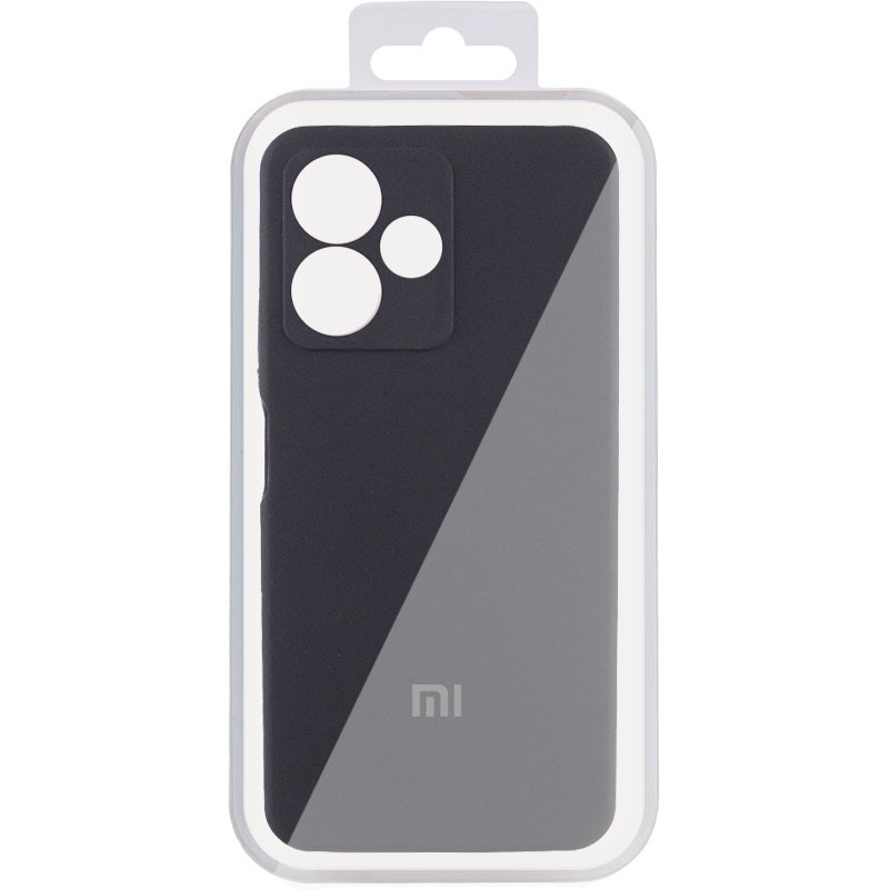 Фото Чехол Silicone Cover Lakshmi Full Camera (AA) with logo для Xiaomi Redmi 13 4G / Poco M6 4G (Черный / Black) в магазине vchehle.ua