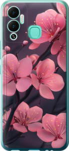 Чехол Пурпурная сакура для Infinix Hot 12 Play