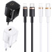 СЗУ Usams US-XFK T36 20W (1USB-C) + кабель Type-C to Lightning