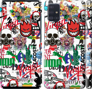 

Чехол Many different logos для Samsung Galaxy A51 2020 A515F 874917