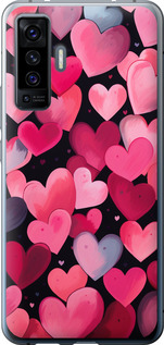 

Чехол Сердечки 4 для Vivo X50 1646113
