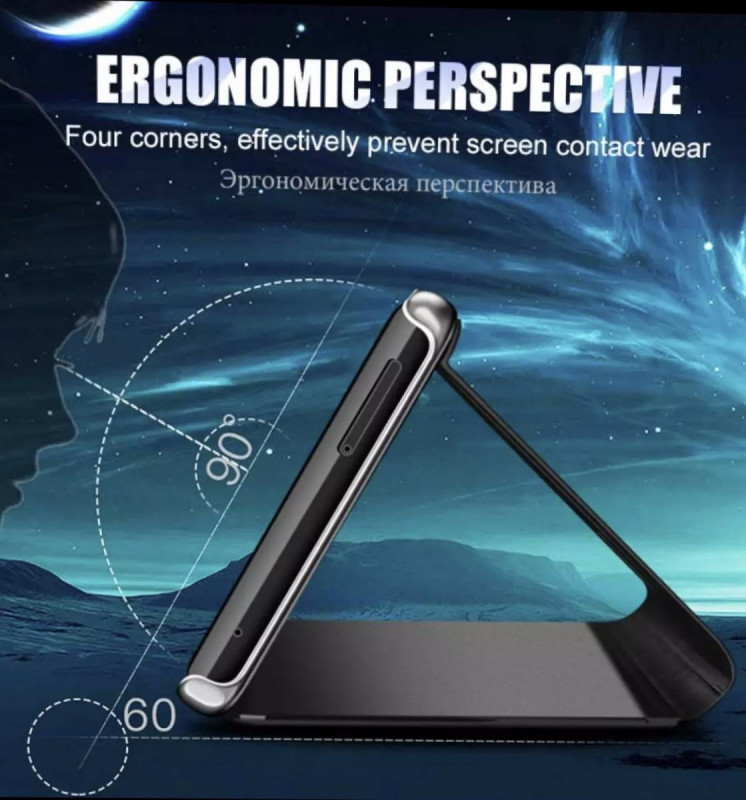 

Чохол-книжка Clear View Standing Cover для Xiaomi Redmi Note 9 5G (Чорний) 1101408