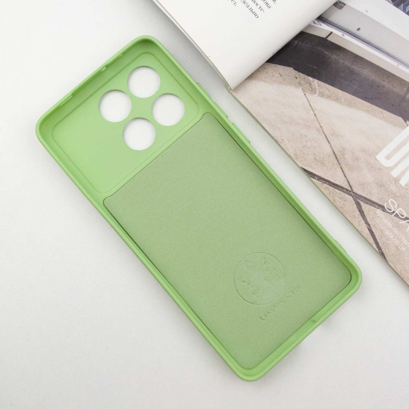 Фото Чохол Silicone Cover Lakshmi Full Camera (A) на Xiaomi Redmi Note 13 Pro 4G / Poco M6 Pro 4G (Зелений / Pistachio) в маназині vchehle.ua