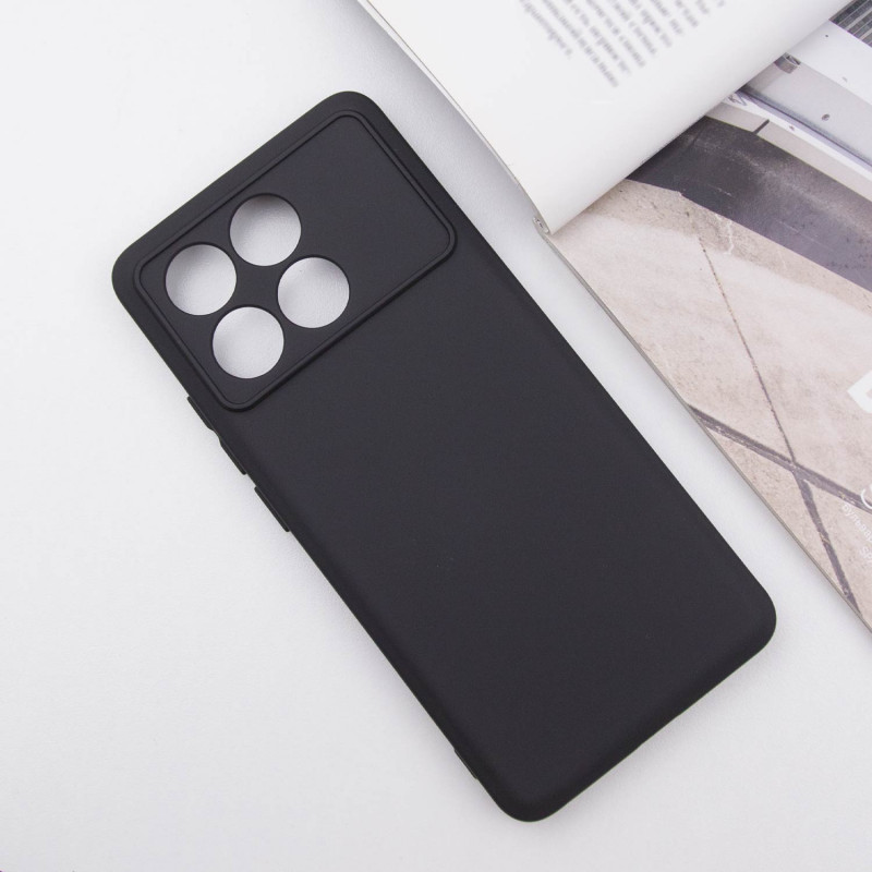 Фото Чехол Silicone Cover Lakshmi Full Camera (A) для Xiaomi Redmi Note 13 Pro 4G / Poco M6 Pro 4G (Черный / Black) на vchehle.ua