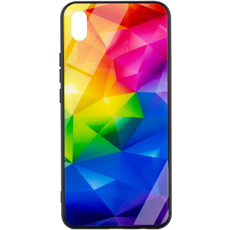 TPU+Glass чехол Diversity для Xiaomi Redmi 9A (Rainbow)