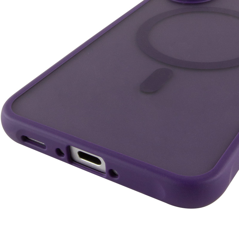 Купити Чохол TPU Bloom with Magnetic Safe на Samsung Galaxy A35 (Purple) на vchehle.ua