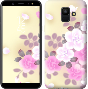 

Чохол Японські квіти на Samsung Galaxy A6 2018 653578