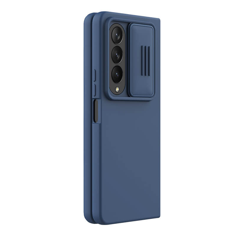 Фото Силиконовая накладка Nillkin Camshield Silky для Samsung Galaxy Z Fold4 (Midnight Blue) в магазине vchehle.ua