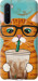 Чохол Зеленоокий кіт в окулярах на OnePlus Nord