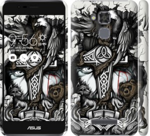 Чехол Тату Викинг для Asus Zenfone 3 Max ZC520TL