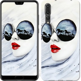 

Чохол Дівчина аквареллю на Huawei Nova 4 698133