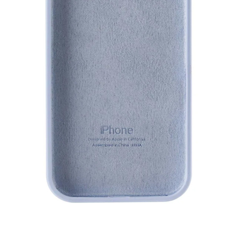 Чохол Silicone Case Full Camera Protective (AA) на Apple iPhone 16e (6.1") (Блакитний / Lilac Blue) в магазині vchehle.ua