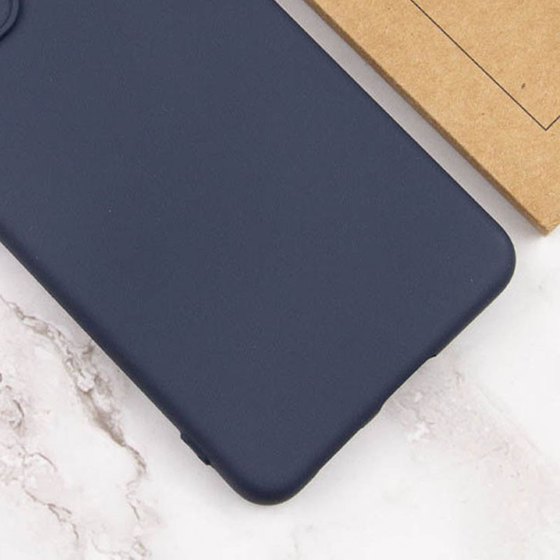 Фото Чехол TPU GETMAN Liquid Silk Full Camera для Motorola Moto G32 (Синий / Midnight Blue) в магазине vchehle.ua