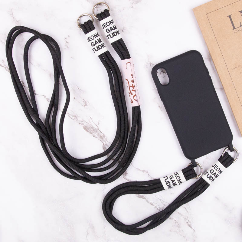 Купити Чохол TPU two straps California на Apple iPhone XR (6.1") (Чорний) на vchehle.ua