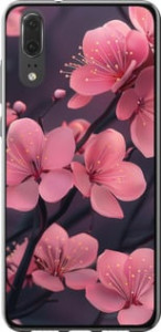 Чохол Пурпурна сакура на Huawei P20