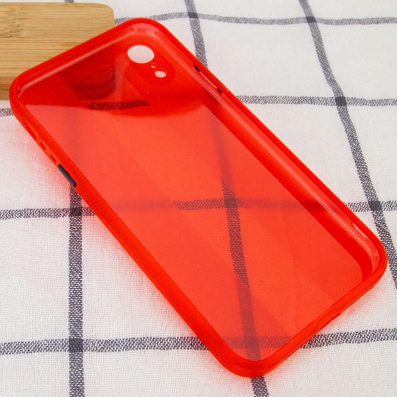 Фото Чехол TPU Glossy Line Full Camera для Apple iPhone XR (6.1") (Красный) в магазине vchehle.ua