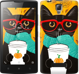 

Чохол Осінній кіт на Lenovo A2010 581023