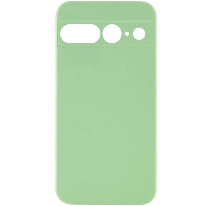 Чохол Silicone Cover Lakshmi Full Camera (AAA) на Google Pixel 7 Pro (М'ятний / Mint)