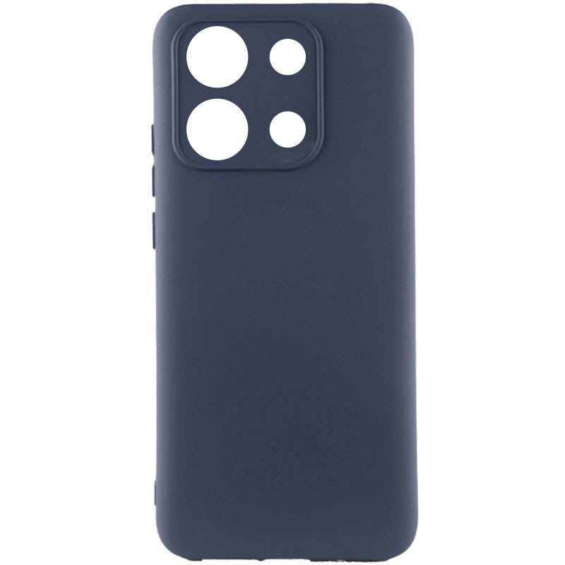 Чохол TPU GETMAN Liquid Silk Full Camera на Xiaomi Redmi Note 13 Pro 4G (Синій / Midnight Blue)