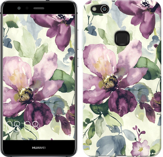 

Чохол Квіти аквареллю на Huawei P10 Lite 631983