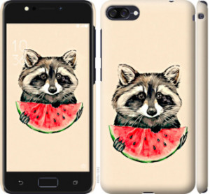 Чохол Єнотик з кавуном на Asus ZenFone 4 Max ZC520KL