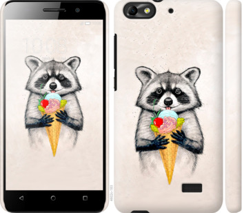 

Чехол Енотик с мороженым для Huawei Honor 4C 801360