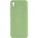 Чехол TPU GETMAN Liquid Silk Full Camera для Xiaomi Redmi 9A (Зеленый / Pistachio)