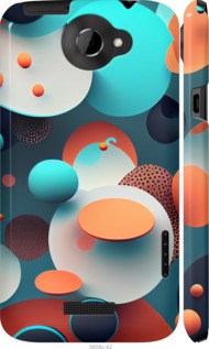 

Чохол Горошок абстракція на HTC One X+ 1543400