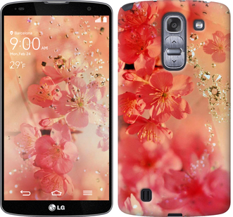 

Чехол Розовые цветы для LG G Pro 2 D838 324087