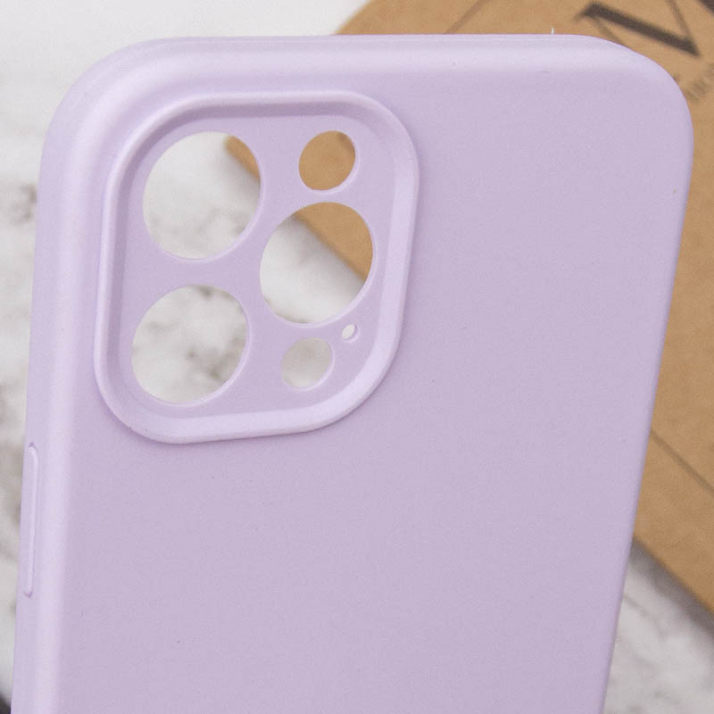 Купити Чохол Silk Full Camera Protective (AA) NO LOGO на Apple iPhone 12 Pro (6.1") (Бузковий / Lilac) на vchehle.ua