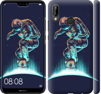 

Чохол Космонавт на скейтборді на Huawei P20 Lite 692823