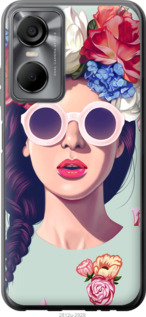 

Чехол Девушка с цветами для Tecno POP 6 Pro BE8 1515778