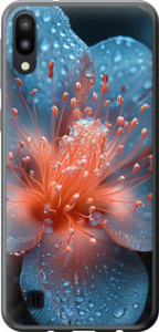 Чехол Роса на цветке для Samsung Galaxy M10