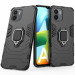 Ударопрочный чехол Transformer Ring for Magnet для Xiaomi Redmi A1 / A2 (Черный / Soul Black)