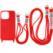 Чехол TPU two straps California для Apple iPhone 13 (6.1") (Красный)