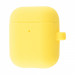 Silicone Case Slim with Carbine for AirPods 2 (yellow)