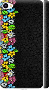 Чехол цветочный орнамент для Meizu U20