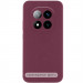 Чохол Silicone Cover Lakshmi Full Camera (AAA) на Xiaomi Redmi A5 / Poco C71 (Бордовий / Plum)