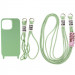 Чехол TPU two straps California для Apple iPhone 13 (6.1") (Зеленый / Pistachio)