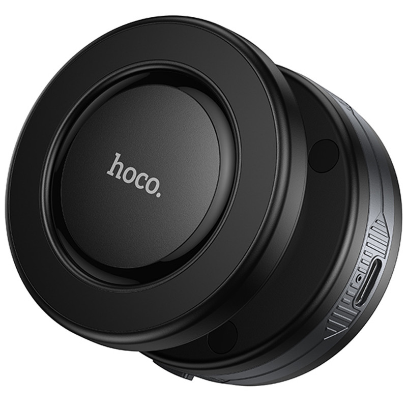 Фото Автотримач Hoco H87 Dragon електричний suction cup magnetic (universal) (Black / Metal gray) в маназині vchehle.ua