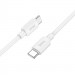 Фото Дата кабель Hoco X96 Hyper Type-C to Type-C 60W (1m) (White) в магазине vchehle.ua