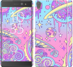 Чехол Розовая галактика для Sony Xperia XA Ultra Dual F3212