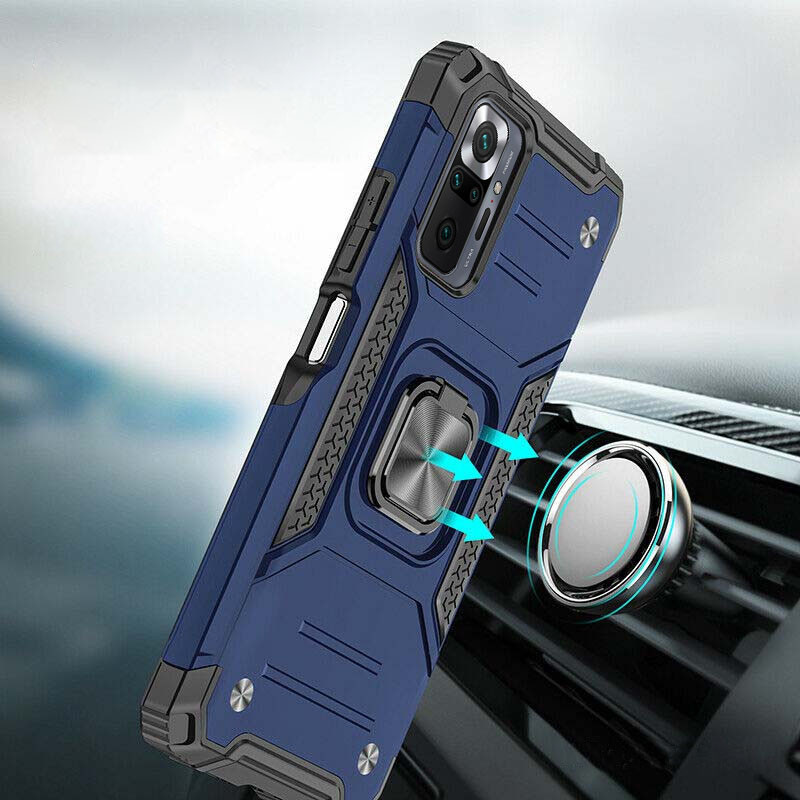 

Ударостійкий чохол Union Ring for Magnet для Xiaomi Redmi Note 10 Pro (Синій) 1126964